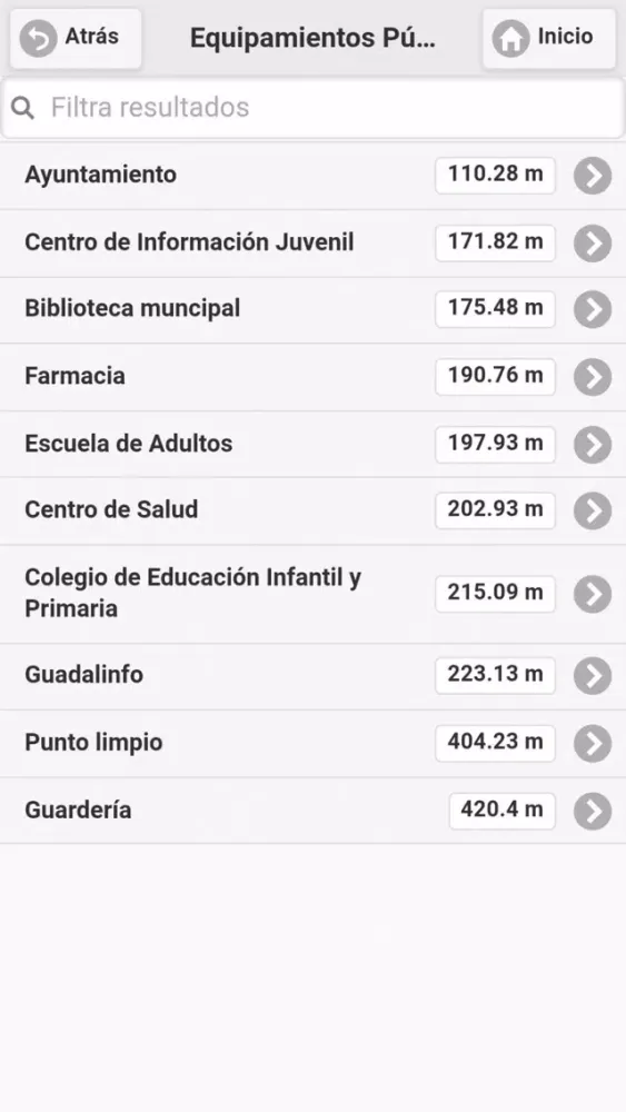 Ảnh chụp màn hình của Guía de Cuevas Bajas