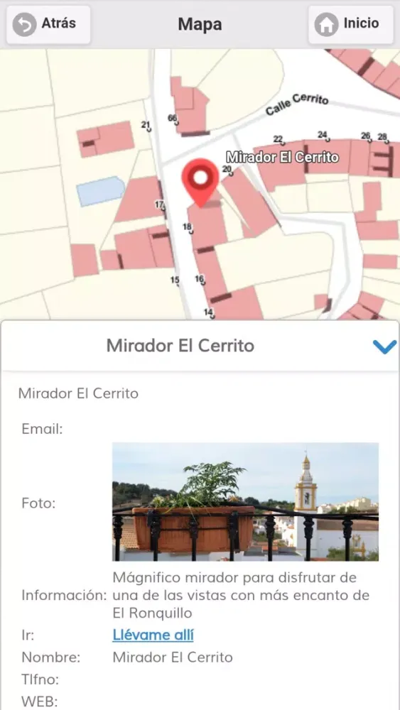 Capturas de tela do Guía de El Ronquillo