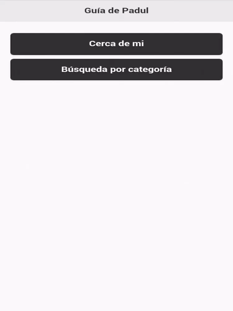 Tangkapan layar Guía de Padul iPad 