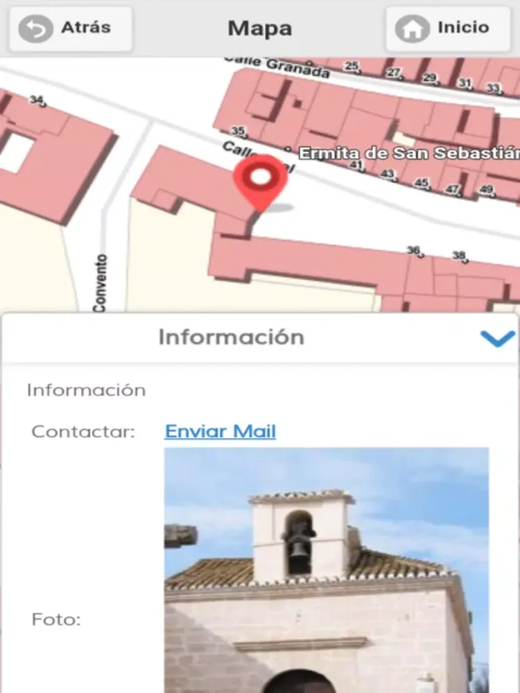 Tangkapan layar Guía de Padul iPad 