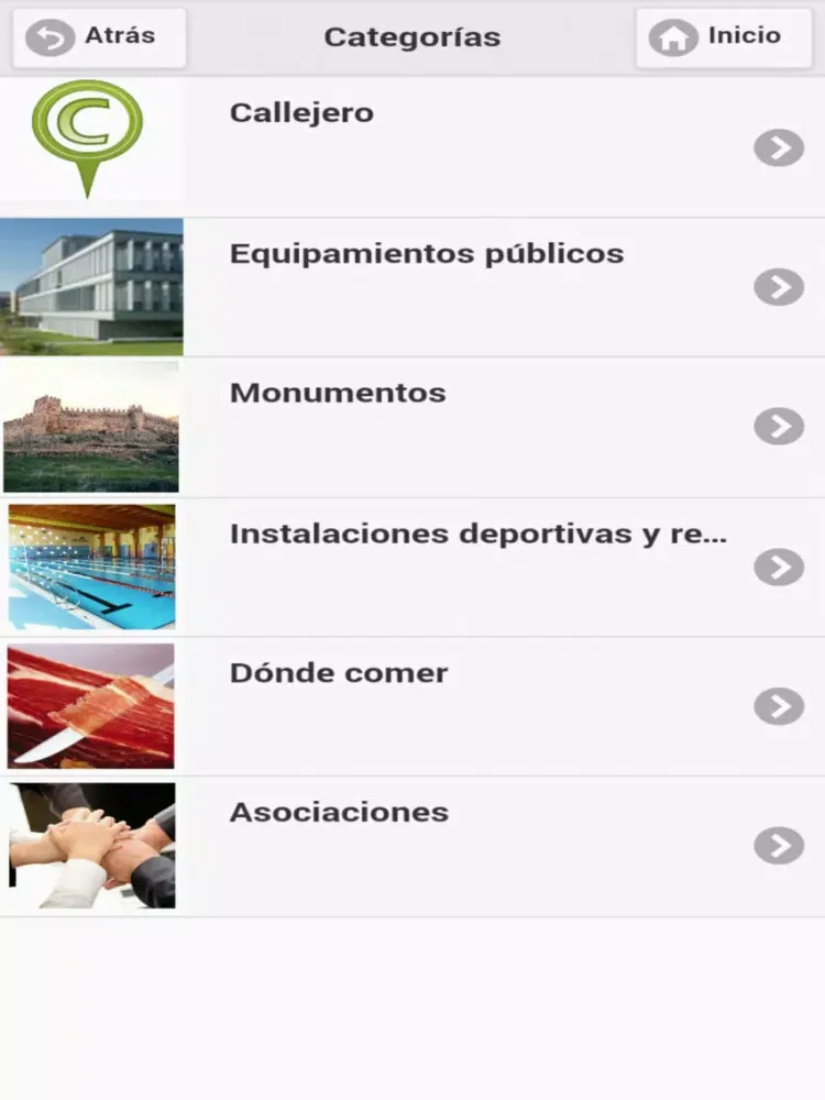 Capturas de pantalla de Guía de Santa Olalla del Cala iPad 