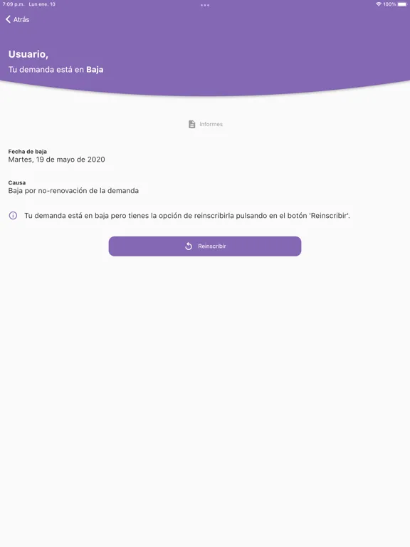 Servicio Andaluz de Empleo iPad  Ekran Görüntüleri