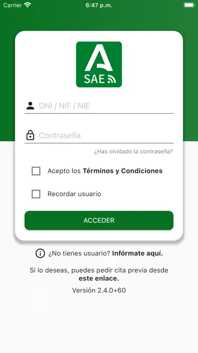 Servicio Andaluz de Empleo Ekran Görüntüleri