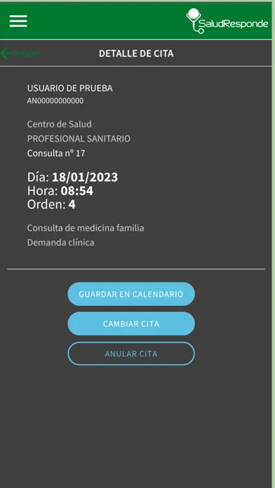 Capturas de pantalla de Salud Responde