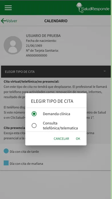 Capturas de pantalla de Salud Responde