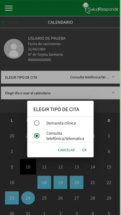 Capturas de pantalla de Salud Responde