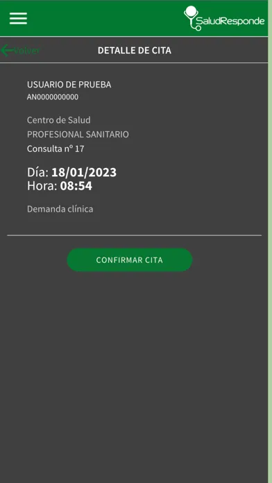Capturas de pantalla de Salud Responde