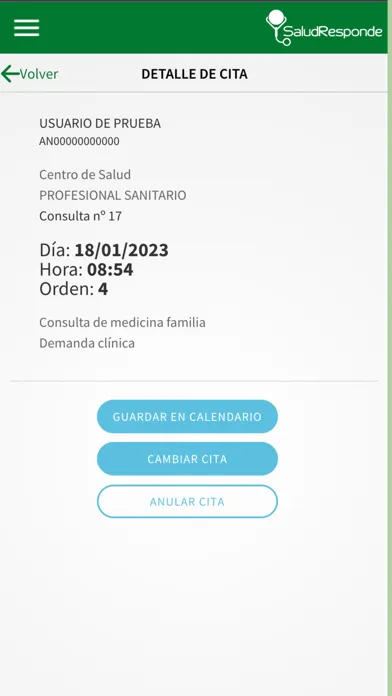 Capturas de pantalla de Salud Responde