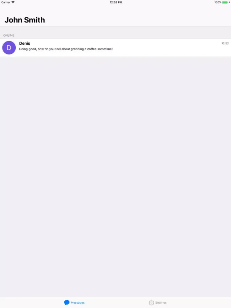 تصاویر PChat Messenger iPad 