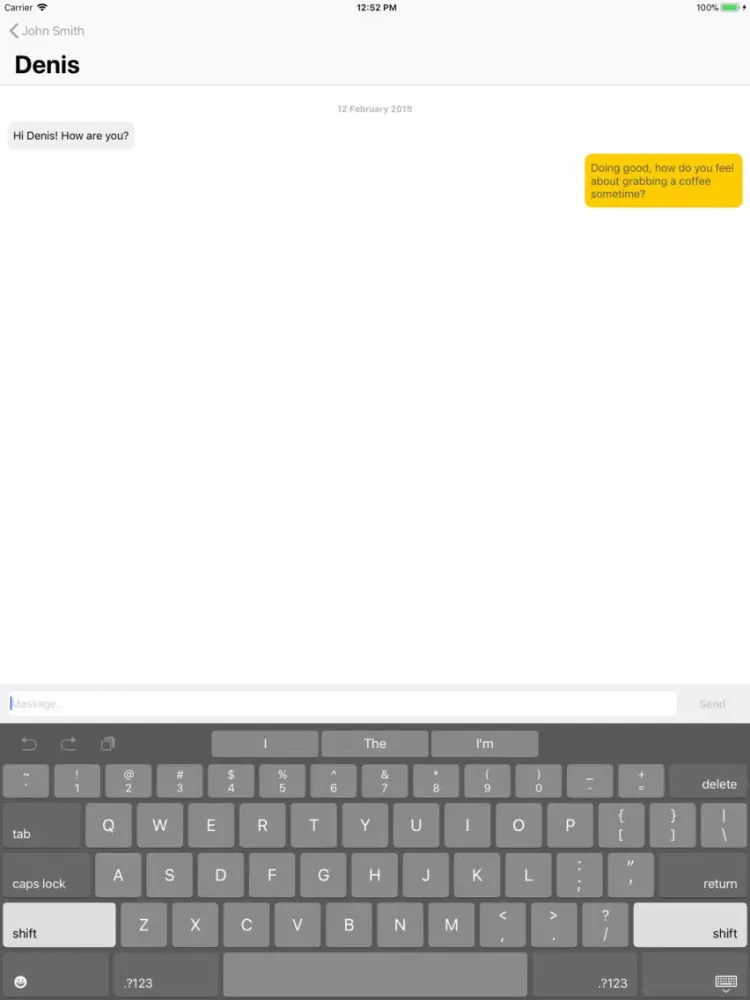 تصاویر PChat Messenger iPad 