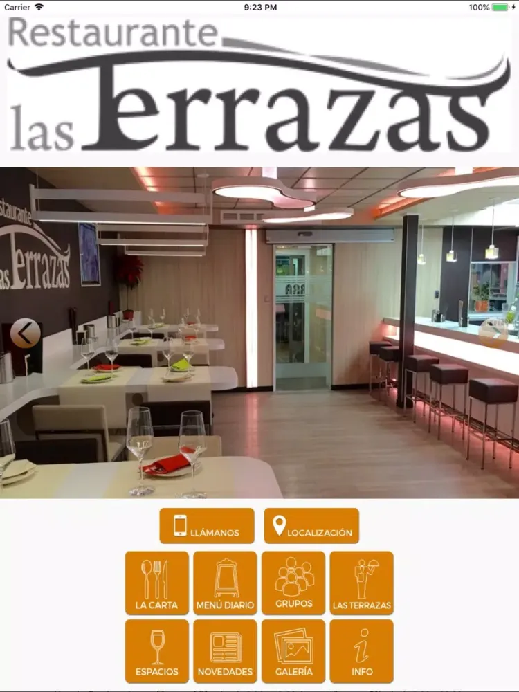 Restaurante Las Terrazas iPad  سکرین شاٹس