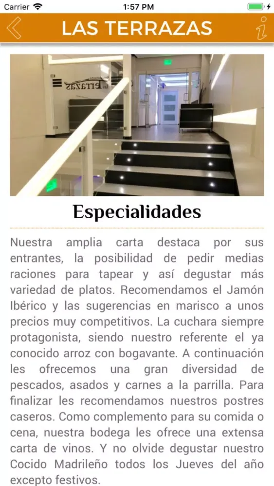 Restaurante Las Terrazas سکرین شاٹس