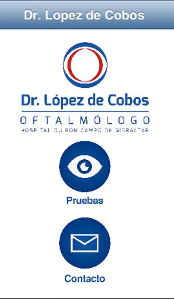 Captures d'écran de Test Visual Oftalmologia