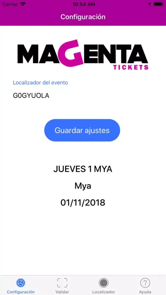 Magenta Tickets - Validar應用截圖