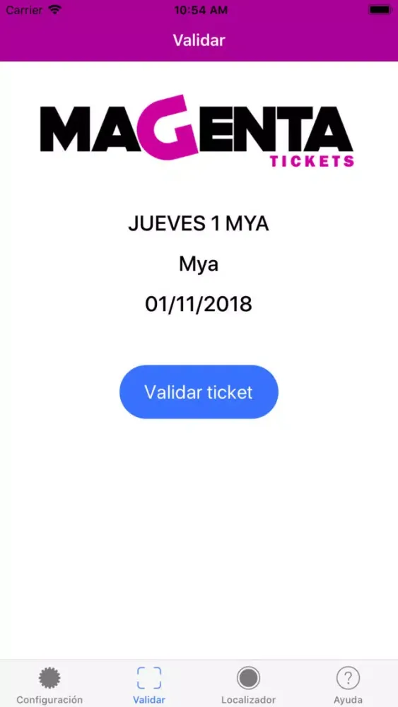 Magenta Tickets - Validar應用截圖