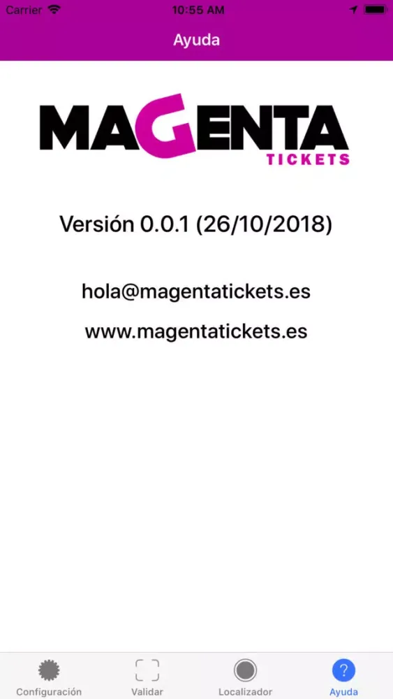 Magenta Tickets - Validar應用截圖