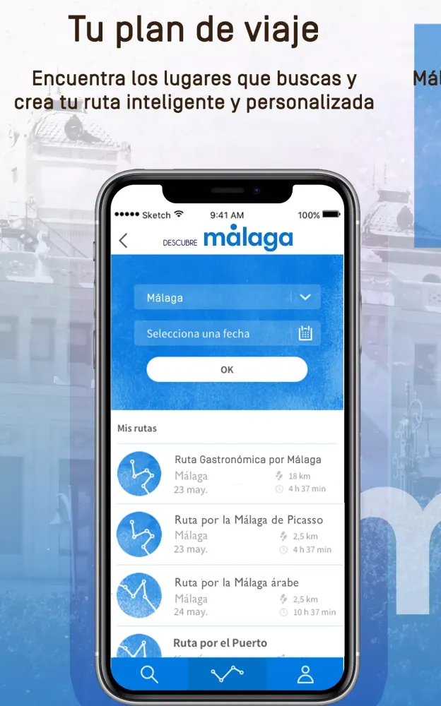 Zrzuty ekranu Descubre Málaga
