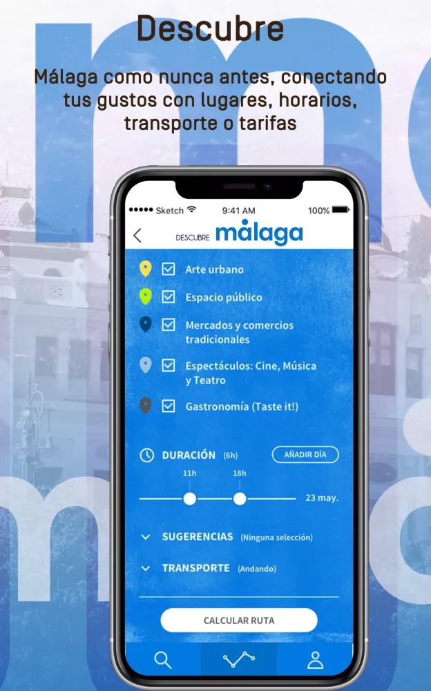 Zrzuty ekranu Descubre Málaga