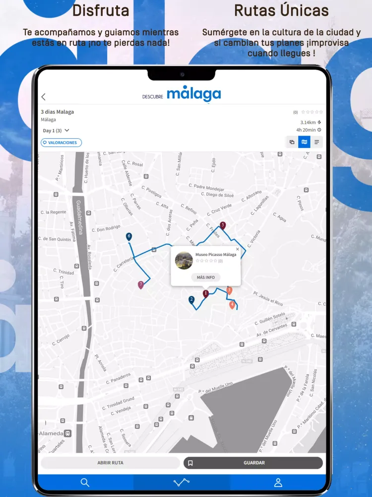 Zrzuty ekranu Descubre Málaga