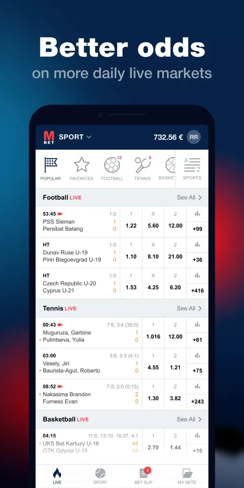 Скриншоты Marathonbet