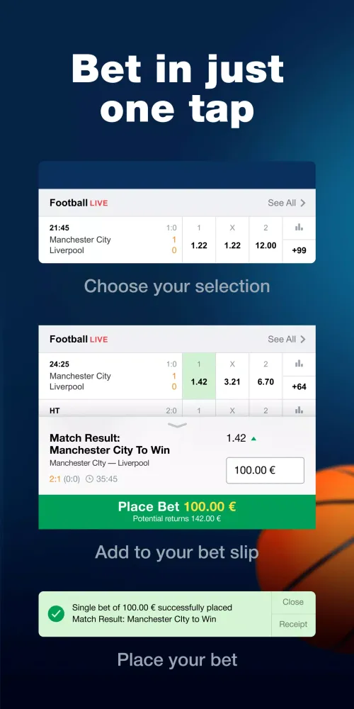 Скриншоты Marathonbet