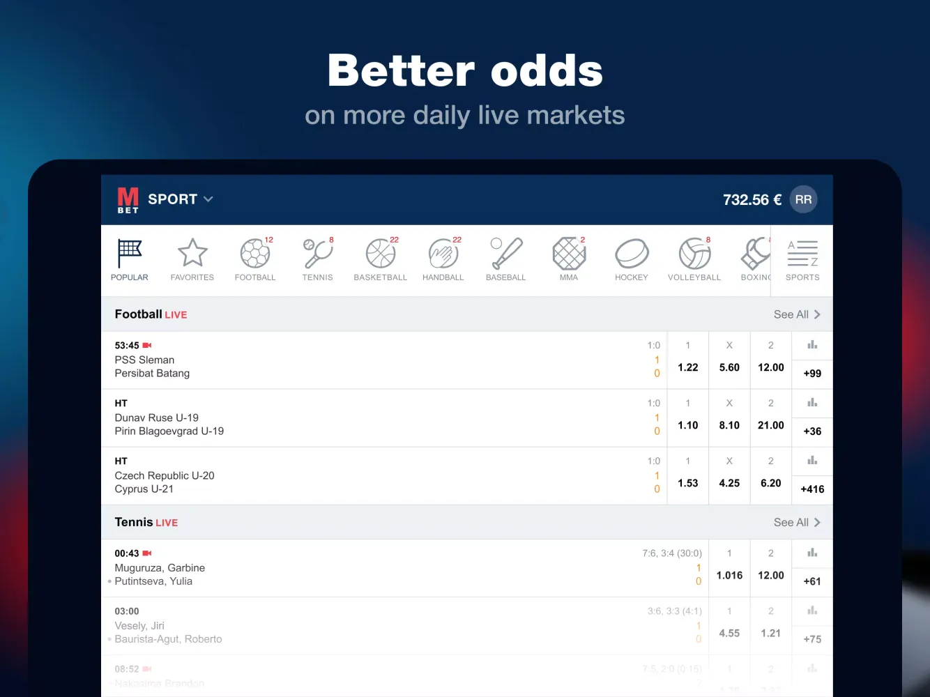 Скриншоты Marathonbet