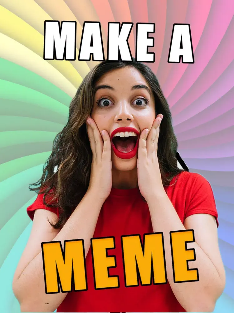 Meme Generator with photos iPad  스크린샷