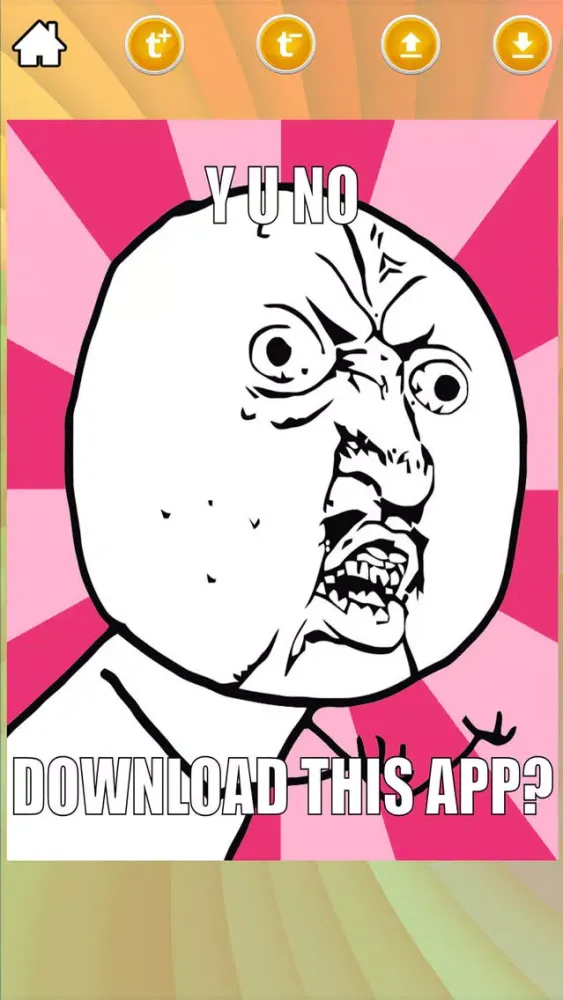 Meme Generator with photos 스크린샷