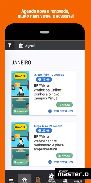 Screenshot di Campus MasterD Portugal