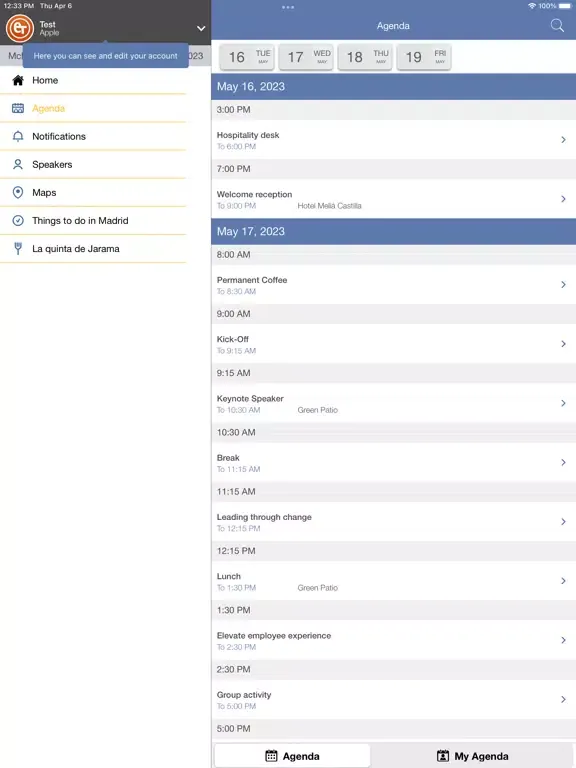 Tangkapan skrin McDonald's GSC Summit 2023 iPad 