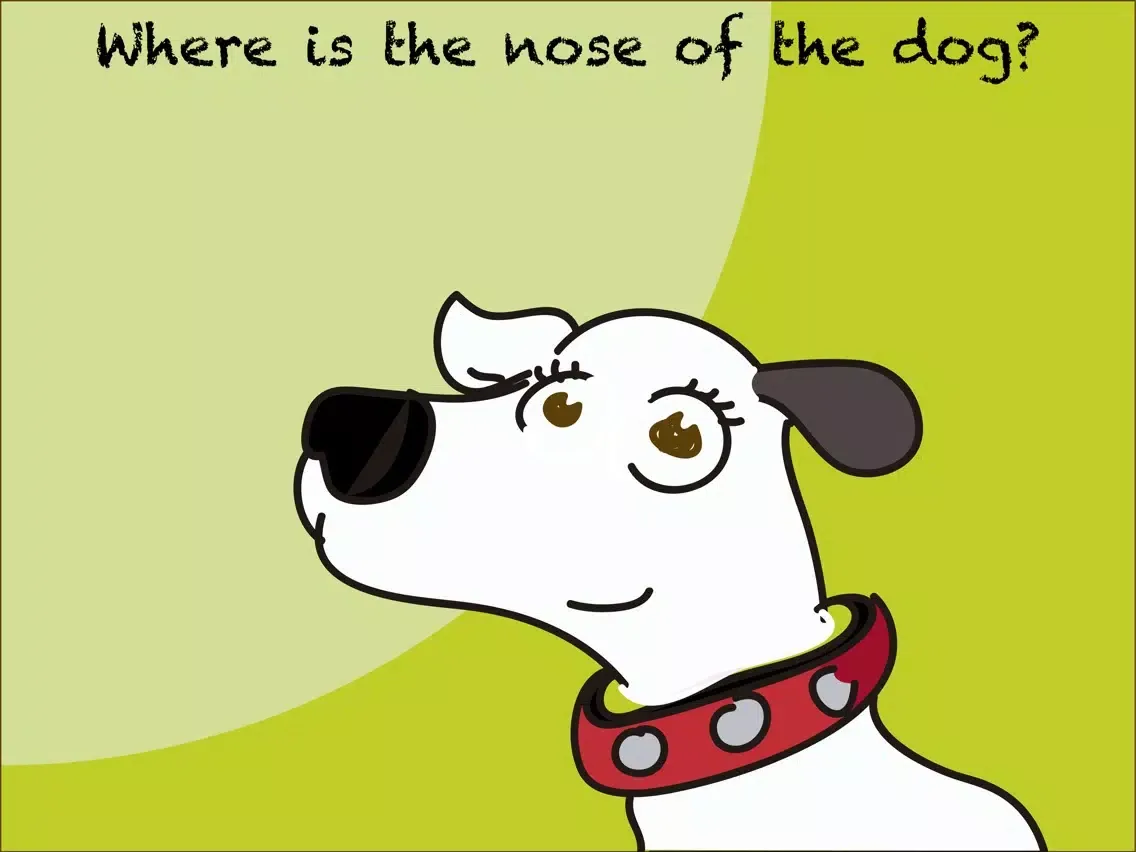 Ảnh chụp màn hình của Where is my nose? iPad 