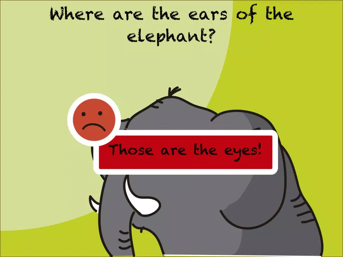 Ảnh chụp màn hình của Where is my nose? iPad 