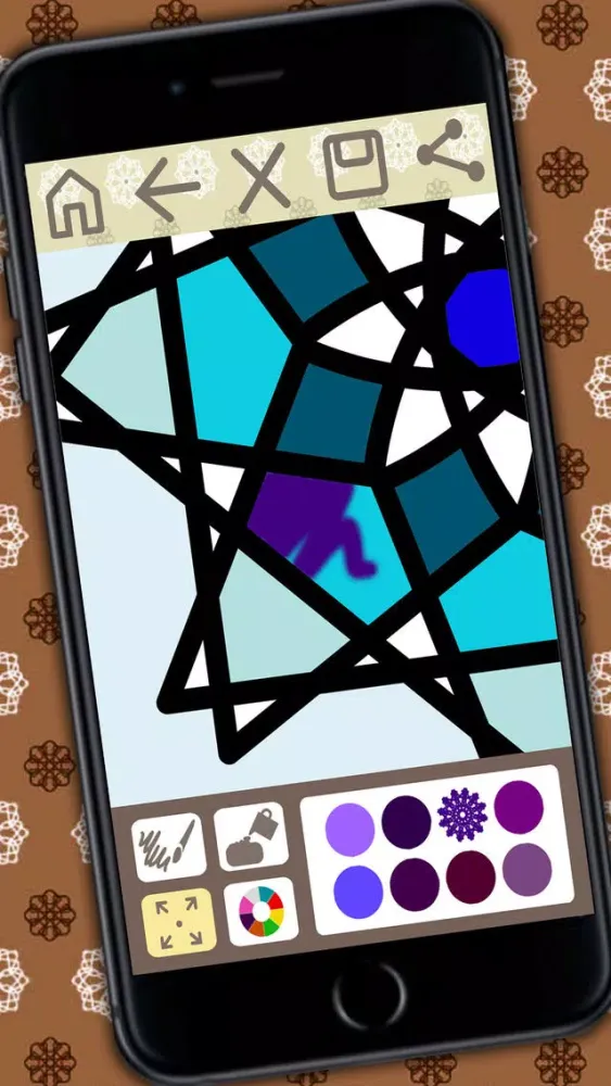 Capturas de pantalla de Coloring book Mandalas for adults – relax game of meditation