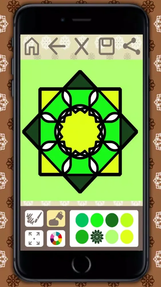Capturas de pantalla de Coloring book Mandalas for adults – relax game of meditation