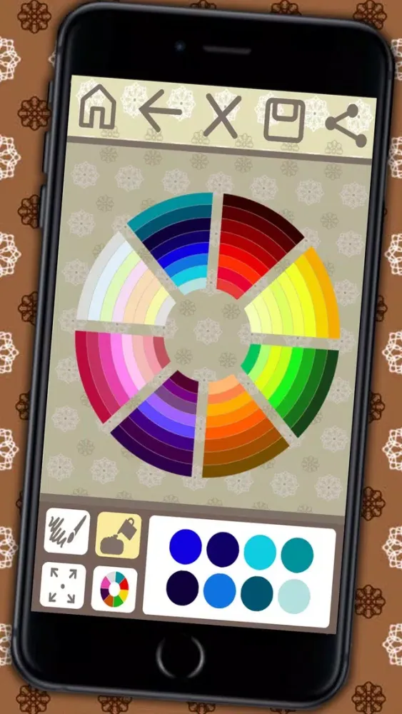 Capturas de pantalla de Coloring book Mandalas for adults – relax game of meditation