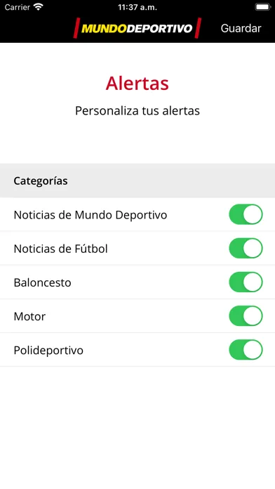 Mundo Deportivo应用截图