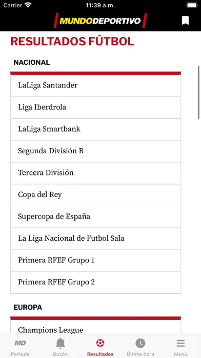 Mundo Deportivo应用截图