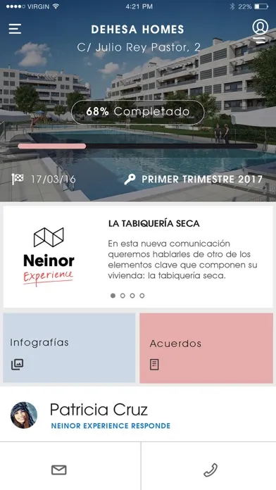Neinor Experience Ekran Görüntüleri