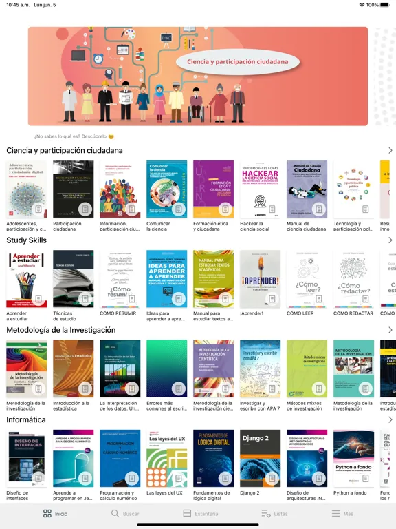 Tangkapan layar Colección Digital UDA iPad 
