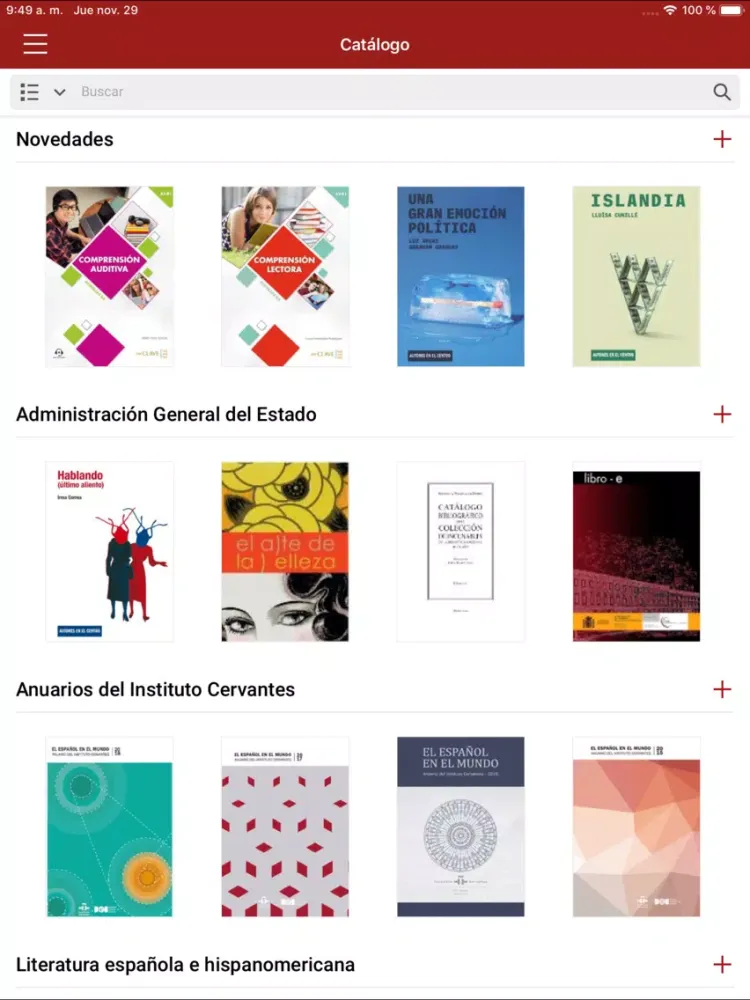 Libros-e Instituto Cervantes iPad  Ekran Görüntüleri