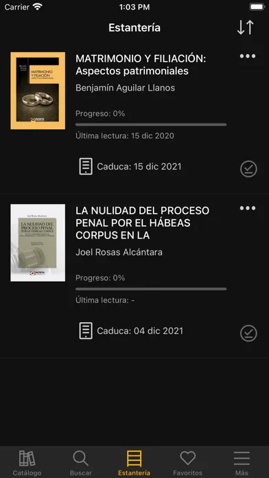 Capturas de tela do Gaceta PLUS