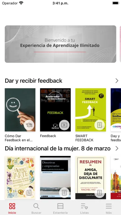 Capturas de pantalla de HTBA elearning