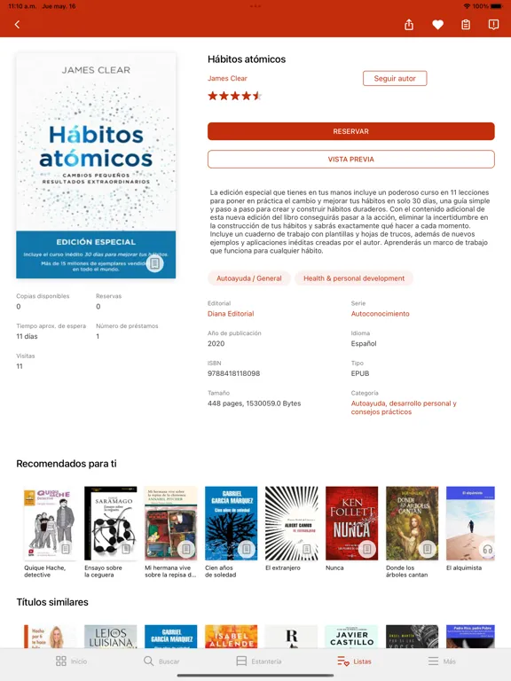 Biblioteca Digital Huechuraba iPad  Screenshots