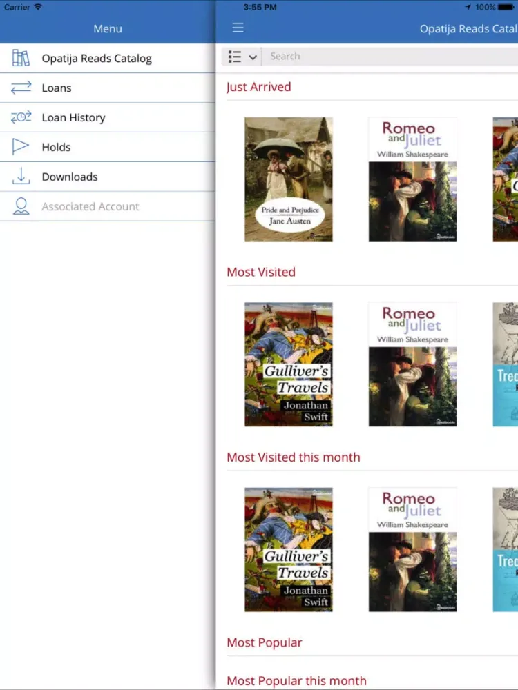 Opatija Reads iPad Screenshots