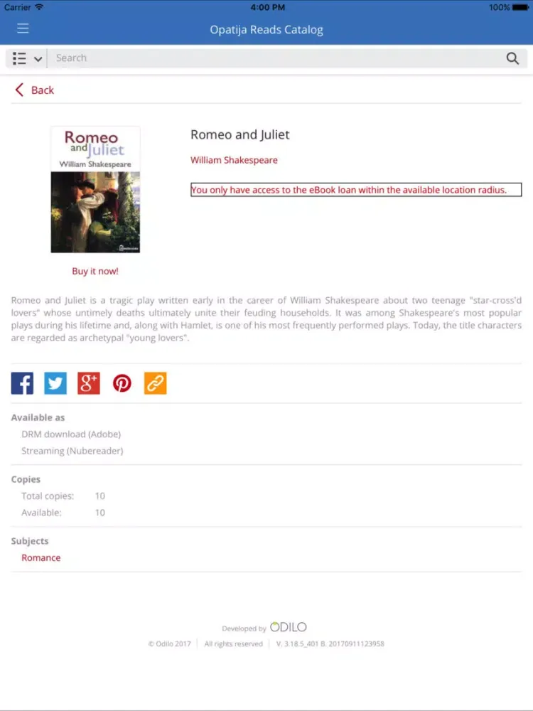 Opatija Reads iPad Screenshots