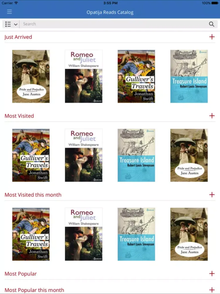 Opatija Reads iPad Screenshots