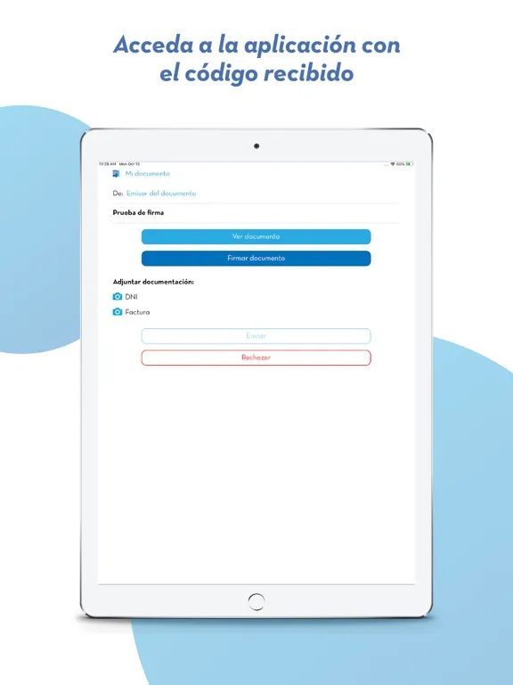 Firma Documentos iPad  स्क्रीनशॉट
