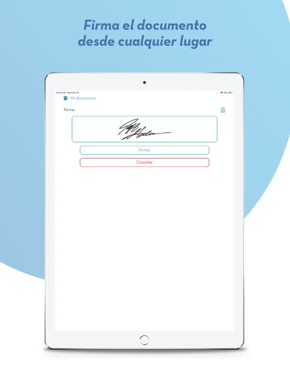 Firma Documentos iPad  स्क्रीनशॉट