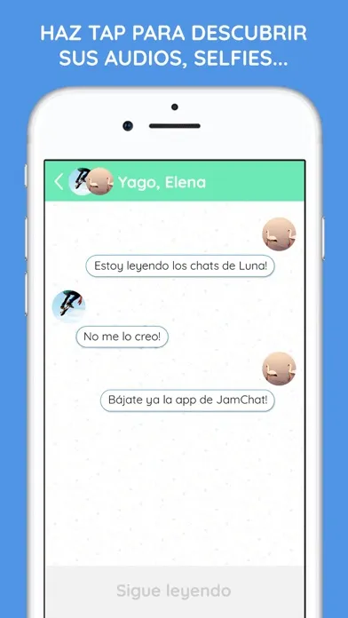 Capturas de tela do JamChat