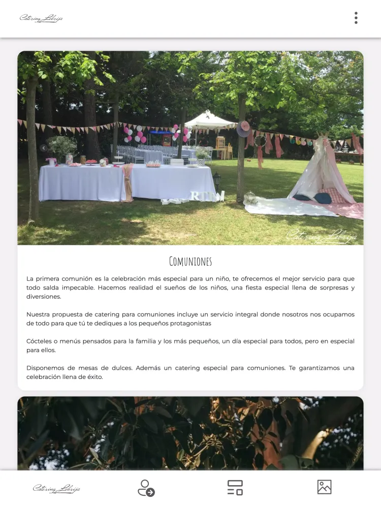 ภาพหน้าจอของ Catering Lebrija